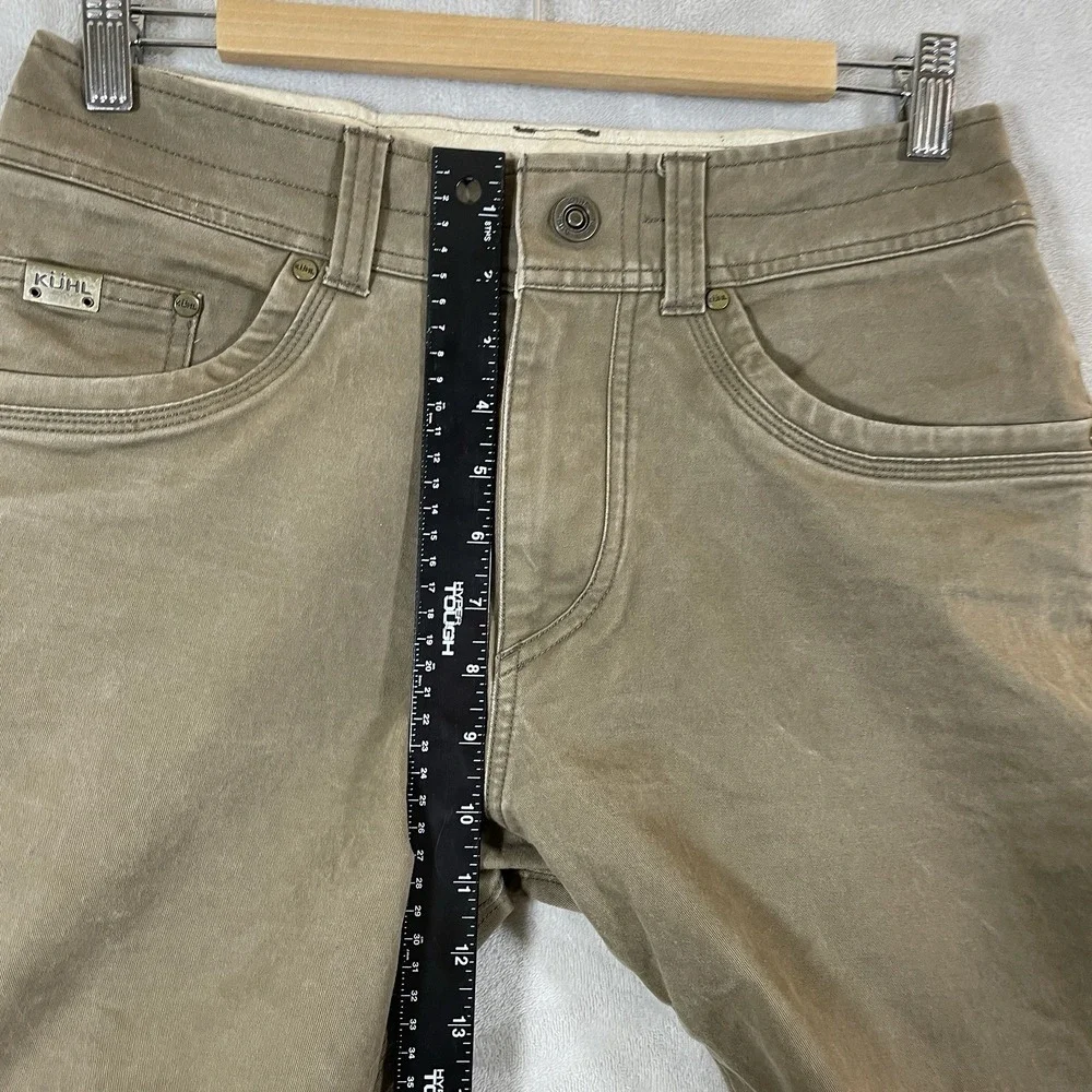 Kuhl Rebel Pants Mens 30x30 Brown Vtg Patina Dye Canvas Outdoor Hiking 5139